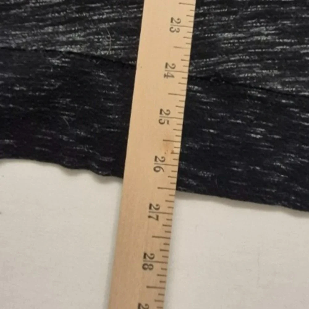 Express men's heather black front pocket hooded long sleeve shirt drawstring Lg.